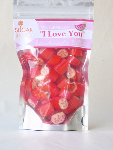 I LOVE YOU Handmade Lollies / Candy